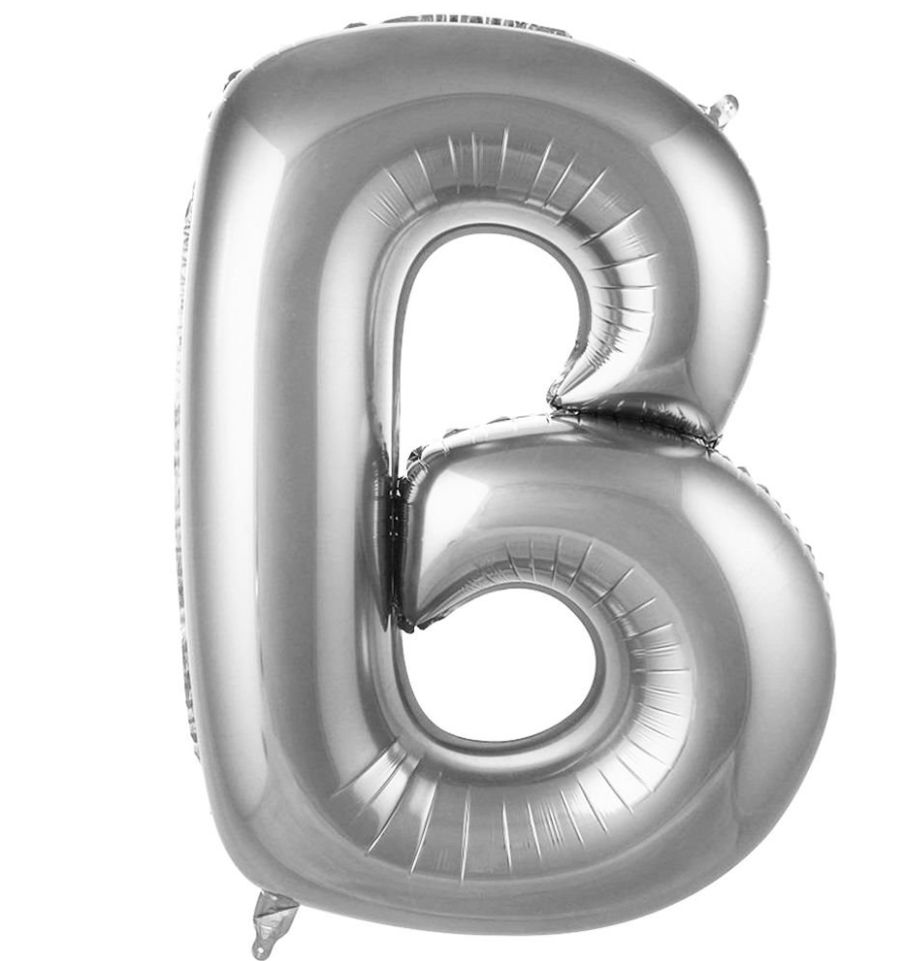 Folyo Balon  Gümüş B 40 İnç 100 Cm